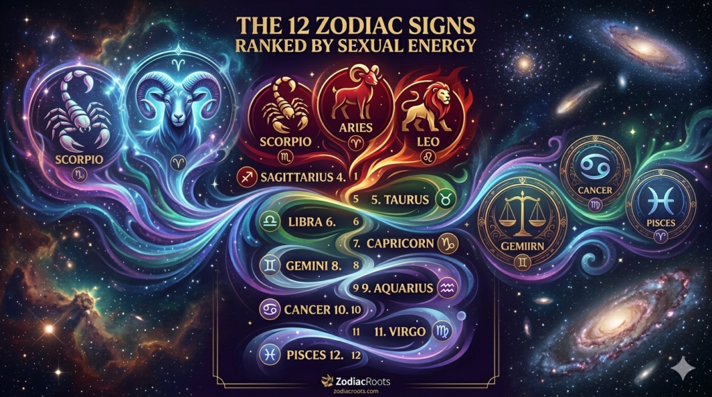 The 12 Zodiac Signs Ranked by Sexual Energy