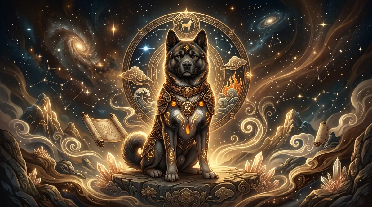 Chinese Dog zodiac sign premium symbolic image