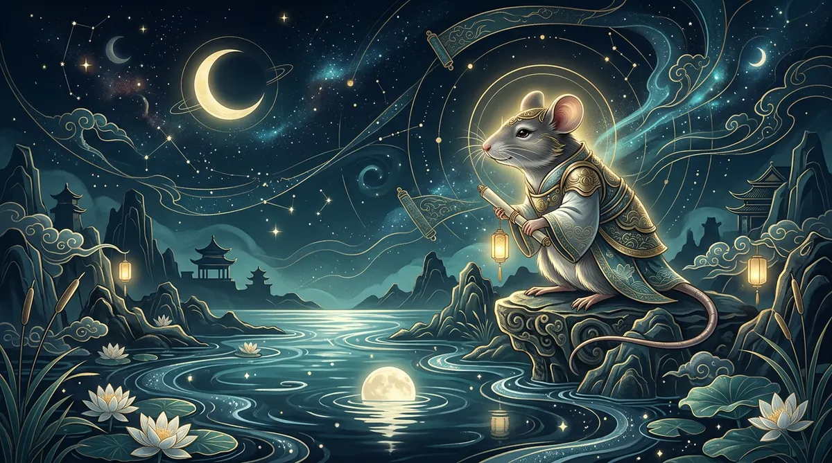 Chinese Rat zodiac sign premium symbolic image