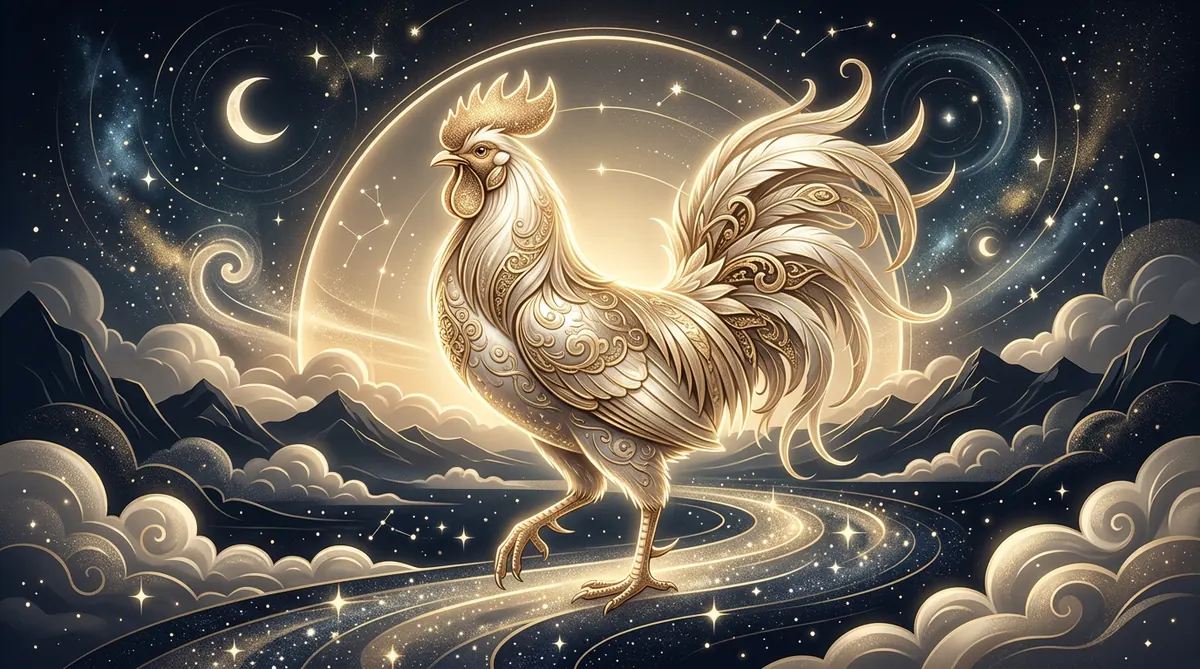 Rooster Chinese Zodiac Meaning premium symbolic image