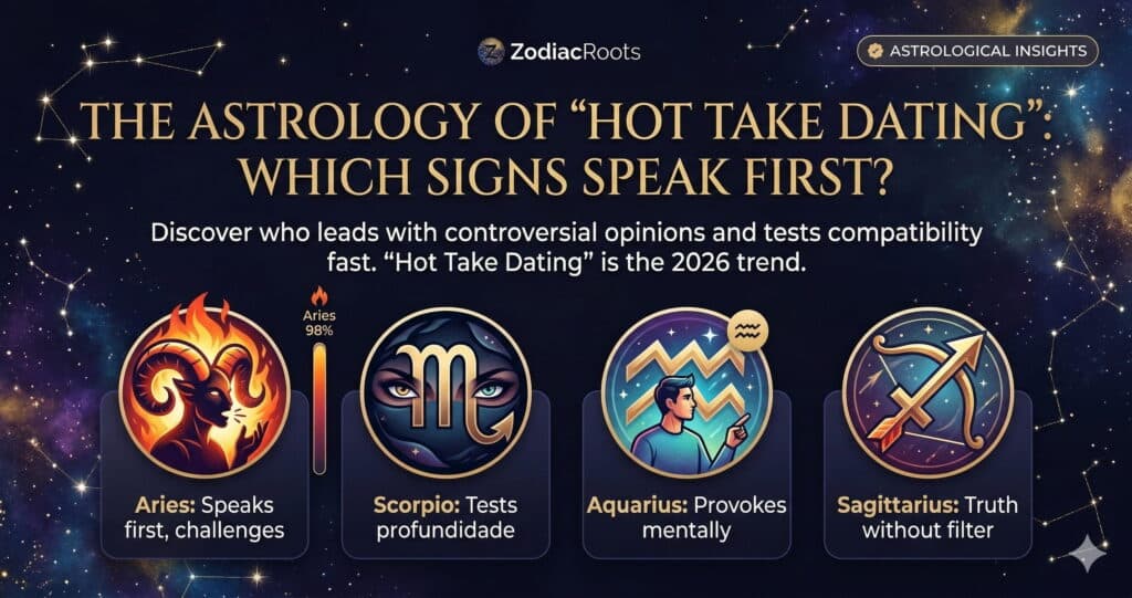 Hot Take Dating Astrology: 6 Zodiac Signs Most Likely to Say It First