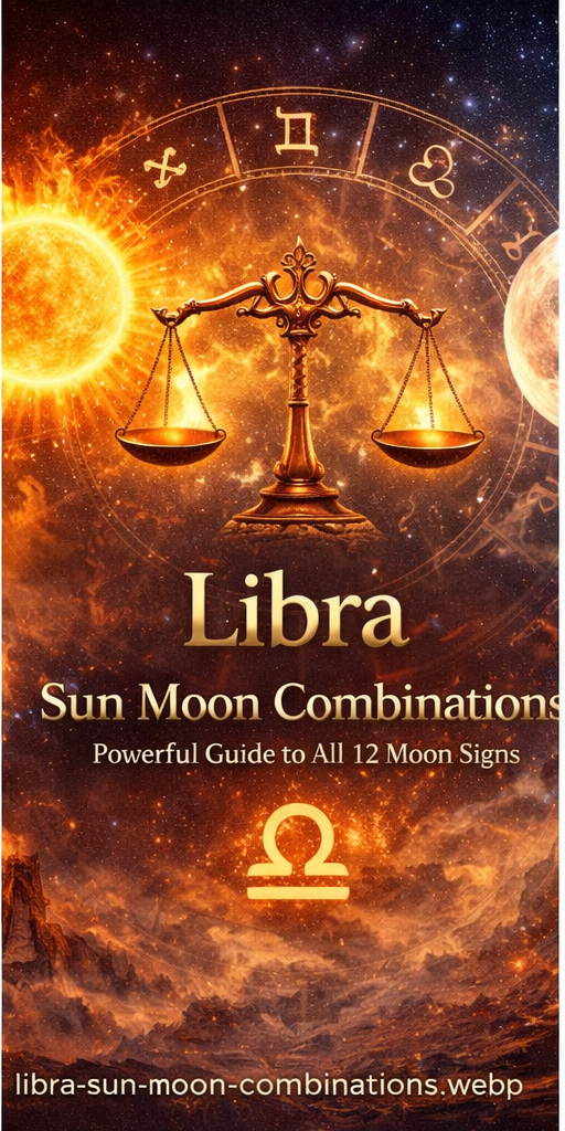 Libra Sun Moon combinations astrology guide showing how Libra identity blends with each Moon sign