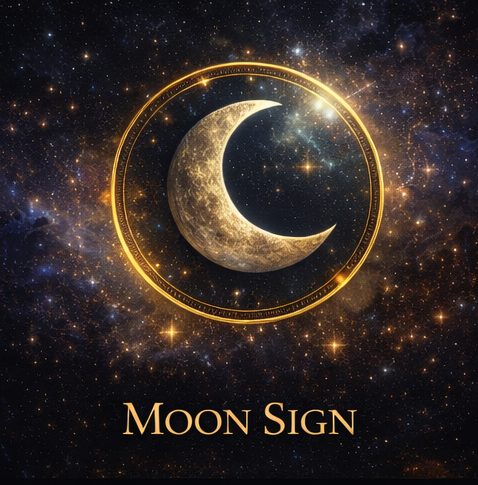 Moon Sign Meaning — the Moon's placement at birth reveals your emotional nature and inner world