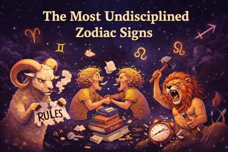 undisciplined zodiac signs