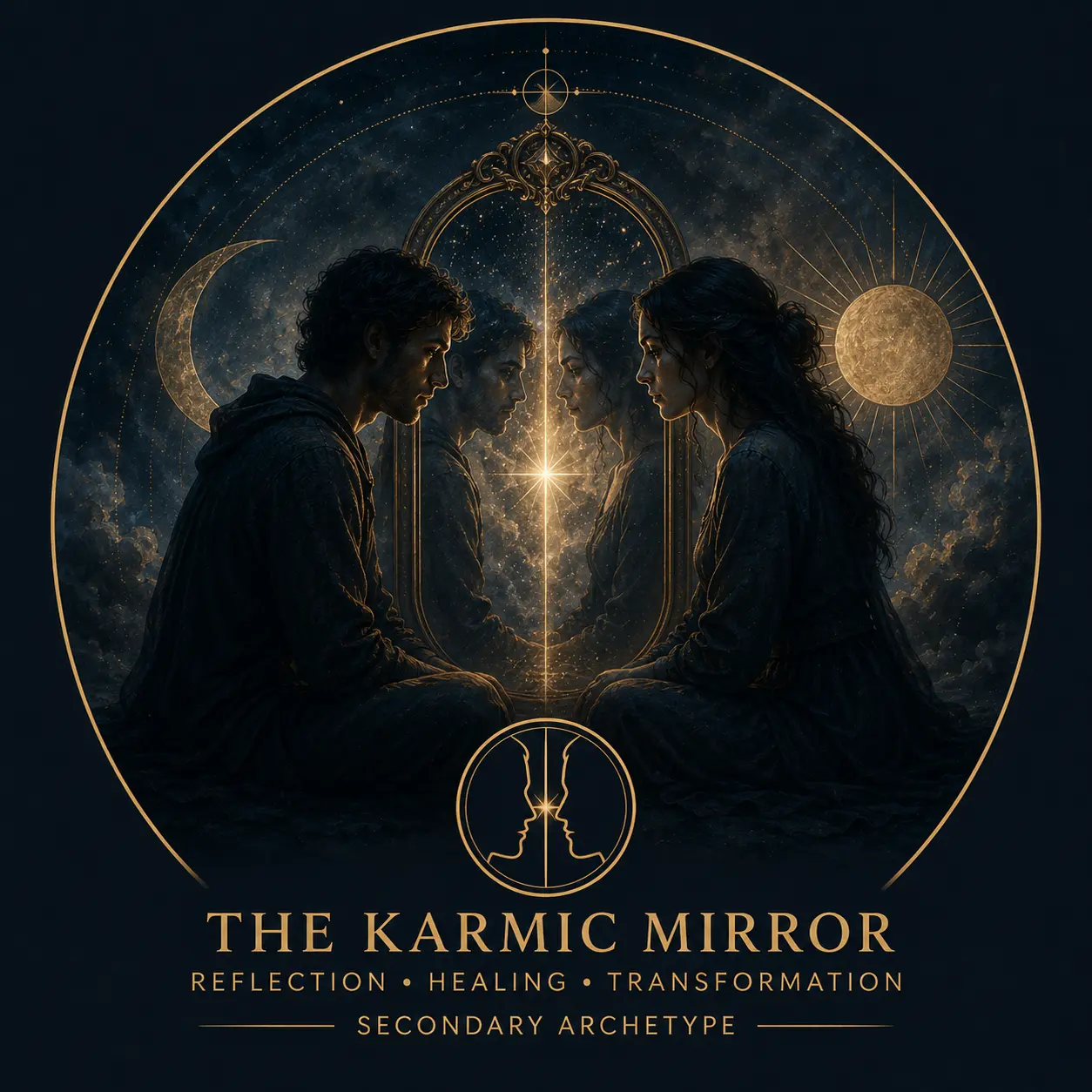 Taylor Swift Travis Kelce Synastry Report The Karmic Mirror shadow archetype image