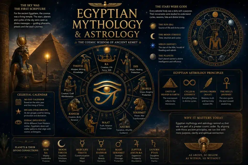 Egyptian Zodiac Origins: Ancient Gods, Decans and Astrology Signs